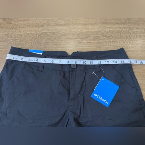 NWT Columbia Mid Rise Cotton Kenzie Cove 6” Inseam Bermuda Short Black Size 4 - Picture 6 of 7